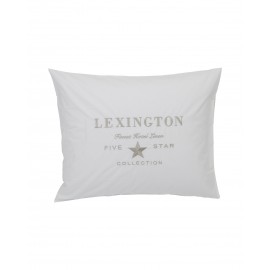 LEXINGTON-Hotel Embroidery Biały/Lt Beżowy Poszewka Na Poduszkę 50x70-10081030