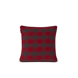 Poszewka dekoracyjna na poduszkę-BN-Flannel-Red/Gray-50x50-12240133