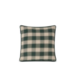 Poszewka dekoracyjna na poduszkę-BN-Flannel-Green/Beige-50x50-12240133