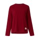 Piżama damska-T-Shirt z dł.rękawem+Spodnie-Red/Red-12240164