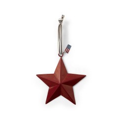 Zawieszka Gwiazda-Metal Star-12x12-Red-12240206-Lexington