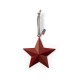 Zawieszka Gwiazda-metal Star-12x12-Red-12240206