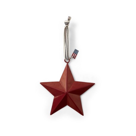 Zawieszka Gwiazda-metal Star-12x12-Red-12240206