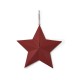 Zawieszka Gwiazda-Metal Star-40x40-Red-12240209