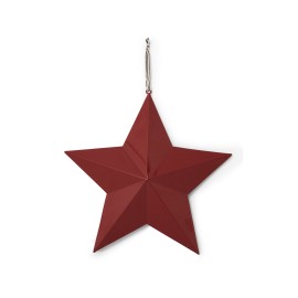 Zawieszka Gwiazda-Metal Star-40x40-Red-12240209