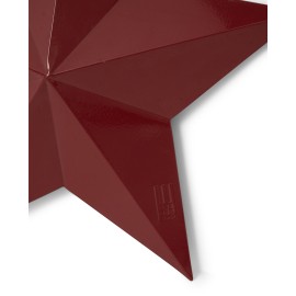 Zawieszka Gwiazda-Metal Star-40x40-Red-12240209