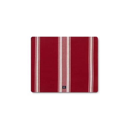 Podkładka Z Bawełny Organicznej W Paski-Red/White-50x50-12240145