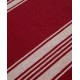 Podkładka Z Bawełny Organicznej W Paski-Red/White-50x50-12240145