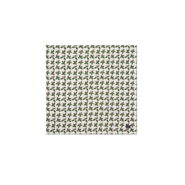 Serwetka Z Bawełny Organicznej Z Nadrukiem-White/Green-50x50-12240143