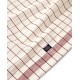 Ręcznik kuchenny w kratkę-White/Red-Len/Bawełna-50x70-12240149