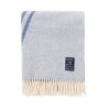 Koc Z Wełny-White/Blue-12414002-Lexington
