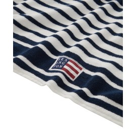 A_Ręcznik plażowy frotte w paski-Navy/White-Lexington
