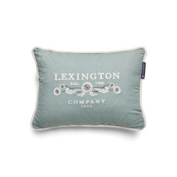 Poduszka dekoracyjna z mieszanki lnu Lexíngton logo, 30x40-12514105-Lexington