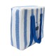 Torba termoizolacyjna z bawełny organicznej Lexington, niebiesko-biała-12528006-Lexington