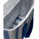 Torba termoizolacyjna z bawełny organicznej Lexington, niebiesko-biała-12528006-Lexington