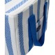 Torba termoizolacyjna z bawełny organicznej Lexington, niebiesko-biała-12528006-Lexington