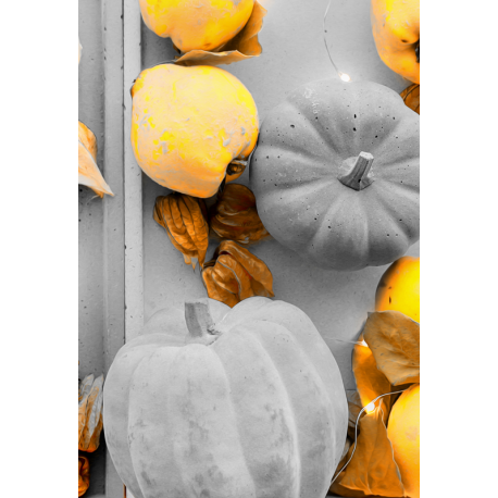 Ozdobna figurka betonowa Dynia Duża