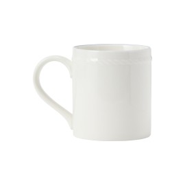 Kubek porcelanowy, biały/niebieski-10008110-Lexington