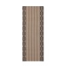 Dywan z bawełny organicznej w paski, brązowy-70x130-10008093-Lexington