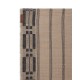 Dywan z bawełny organicznej w paski, brązowy-10008093-80x220-Lexington