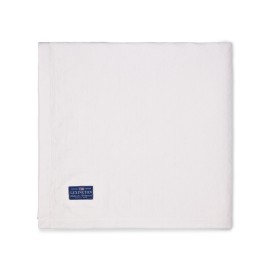 Narzuta z bawełny organicznej żakardowa w romby, biała-12530101-Lexington