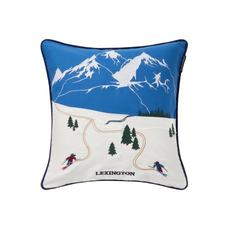 Poszewka na poduszkę z diagonalu z bawełny organicznej-12544102-Lexington