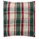 Poszewka dekoracyjna na poduszkę, pikowana z mieszanki lnu w kratę-12544107-Lexington