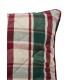 Poszewka dekoracyjna na poduszkę, pikowana z mieszanki lnu w kratę-12544107-Lexington