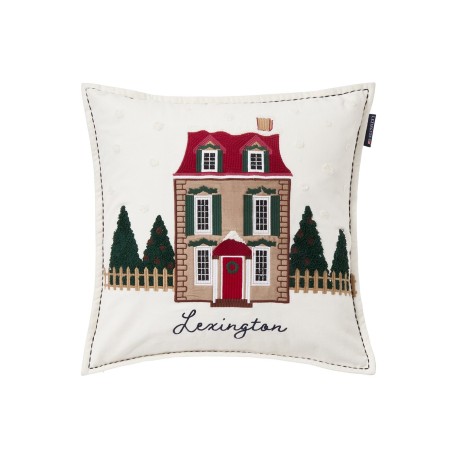 Poszewka dekoracyjna na poduszkę z bawełny organicznej,aksamitna-12544109-Lexington