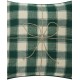 Poszewka dekoracyjna w kratę z organicznej flaneli cove, zielona-12544111-Lexington