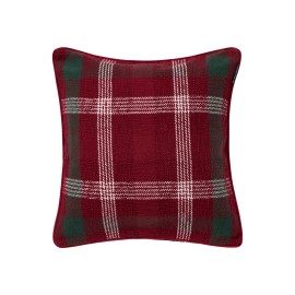 Poszewka dekoracyjna na poduszkę z bawełny pochodzącej z recyklingu w kratę-12544115-Lexington