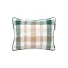 Poduszka dekoracyjna bawełniana z recyklingu w kratę 40x30-12544116-Lexington