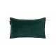 Poduszka dekoracyjna aksamitna z bawełny organicznej Winter house zielona-12544117-Lexington
