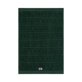 Ręcznik welurowy logo 50x70 (zestaw 4 szt.), jałowcowa zieleń-10003905-Lexingon