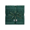 Ręcznik welurowy logo (zestaw 2szt-50x70/2szt-70x130), jałowcowa zieleń-10003906-Lexington