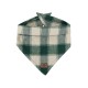 Bandana dla psów, Organiczna bawełniana flanelowa, zielona-12548031-Lexington