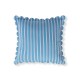 Poszewka dekoracyjna na poduszkę,Paskowana,niebieska-12614109-Lexington