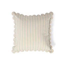 Poszewka dekoracyjna na poduszkę,Paskowana,beżowa-12614109-Lexington