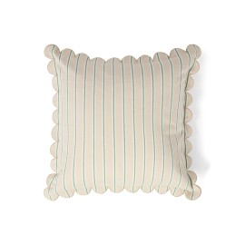 Poszewka dekoracyjna na poduszkę,Paskowana,beżowa-12614109-Lexington