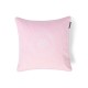 Poszewka dekoracyjna na poduszkę z organicznej bawełny, różowo-biała-12614103-Lexington