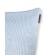 Poszewka dekoracyjna na poduszkę z organicznej bawełny w paski, niebiesko-biała-12614102-Lexington