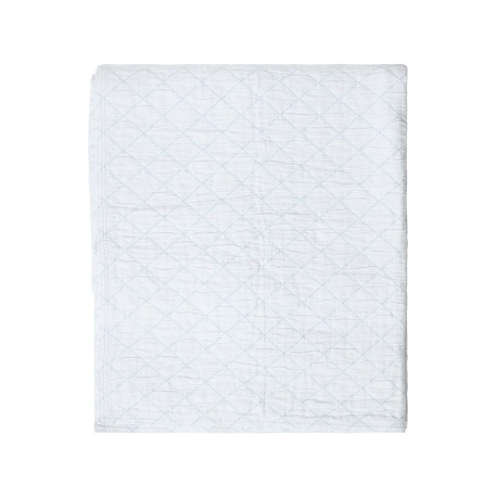 Narzuta na pościel z organicznej bawełny żakardowej, biały-12610100-Lexington