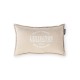 Poduszka dekoracyjna z logo Lexington w beżowej organicznej bawełnianej aksamicie, 30x50-12614106-Lexington