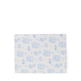 Laminowana, dwustronna podkładka do odkładania, niebiesko-biała (zestaw 2)-12618010-Lexington