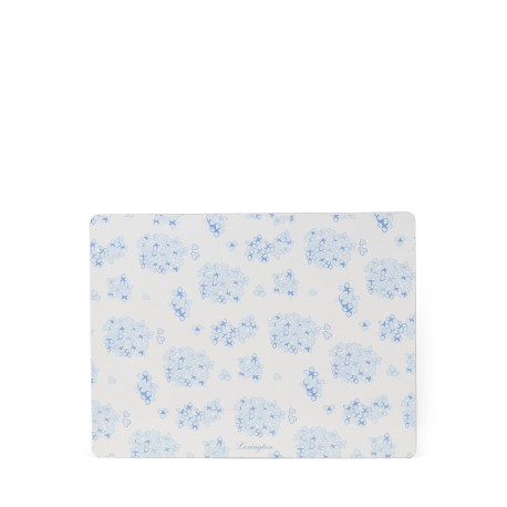 Laminowana, dwustronna podkładka do odkładania, niebiesko-biała (zestaw 2)-12618010-Lexington
