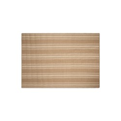 Dywan w paski w jucie, beżowo-biały-12618014-Lexington