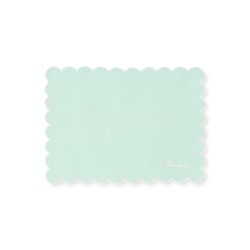 Podkładka z przegrzebkiem woskowanym, zielona-12613006-Lexington