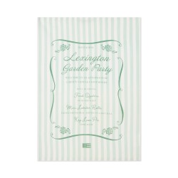 Ręcznik kuchenny, Menu imprezowe, organiczna bawełniana , zielony-12613008-Lexington