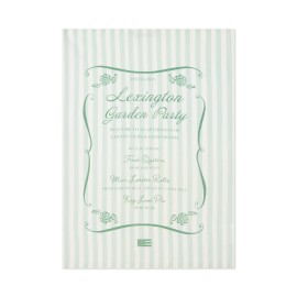 Ręcznik kuchenny, Menu imprezowe, organiczna bawełniana , zielony-12613008-Lexington