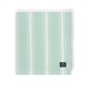 Obrus z mieszanką lnu w paski, zielonobiały-12613002-Lexington